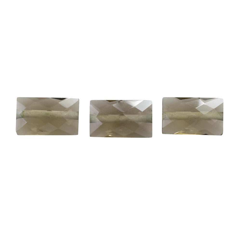 SMOKY QUARTZ BRIOLETTE BAGUETTE (FULL DRILL) 10X6MM 2.33 Cts.