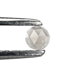 SMOKY QUARTZ ROSE CUT ROUND CAB 3MM 0.10 Cts.