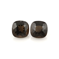 SMOKY QUARTZ SPECIAL CUT CUSHION 11MM 5.50 Cts.