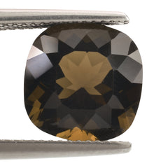 SMOKY QUARTZ SPECIAL CUT CUSHION 11MM 5.50 Cts.