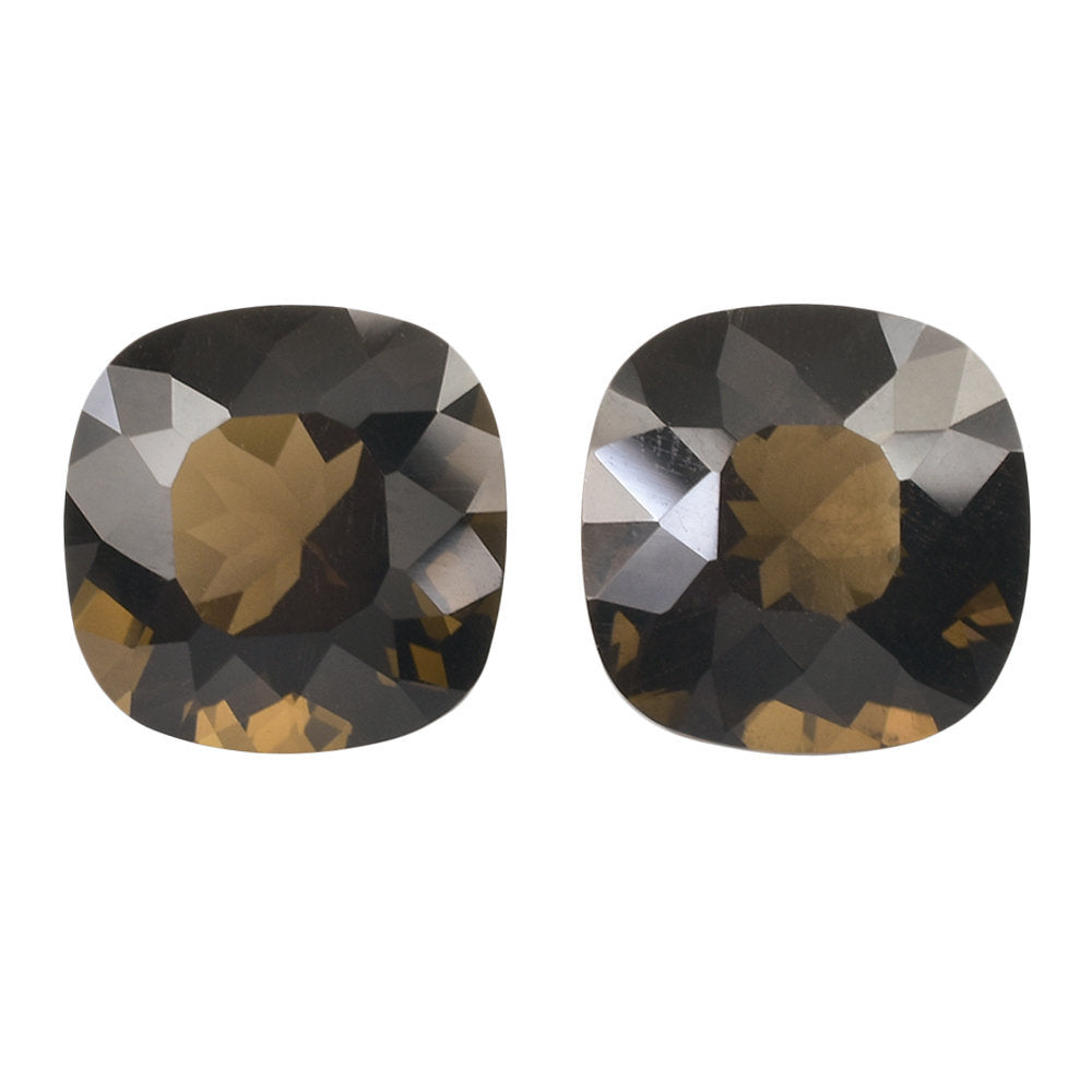 SMOKY QUARTZ SPECIAL CUT CUSHION 11MM 5.50 Cts.