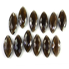 SMOKY QUARTZ BRIOLETTE MARQUISE 41X15.50MM 24.58 Cts.