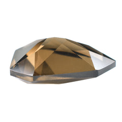 SMOKY QUARTZ STEP CUT FANCY 20X18MM 14.77 Cts.