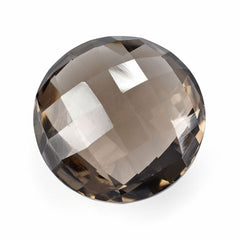 SMOKY QUARTZ BRIOLETTE ROUND 18MM 18.00 Cts.