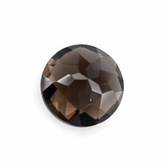 SMOKY QUARTZ CHECKER CUT ROUND 11MM 4.50 Cts.