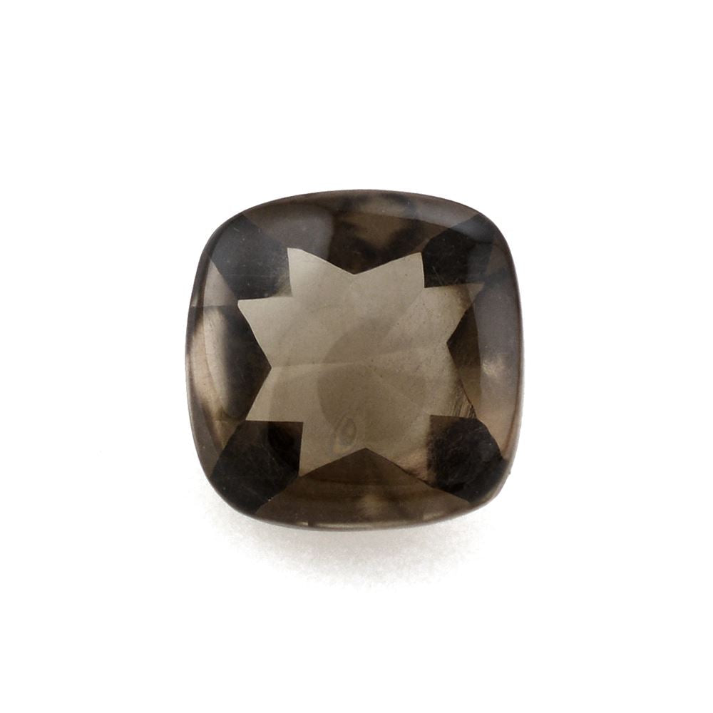 SMOKY QUARTZ BUFFTOP CUSHION 7MM 1.40 Cts.