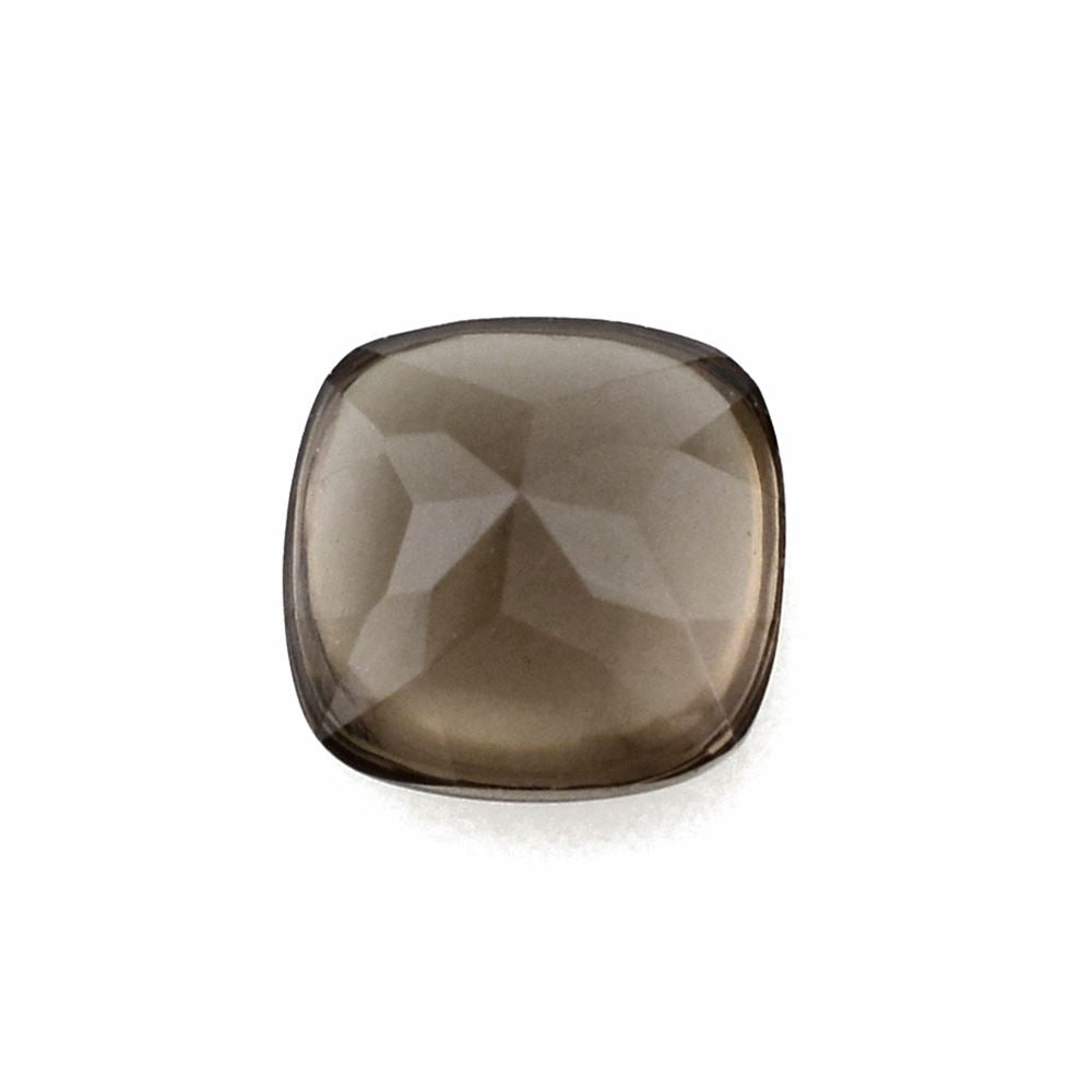 SMOKY QUARTZ BUFFTOP CUSHION 7MM 1.40 Cts.