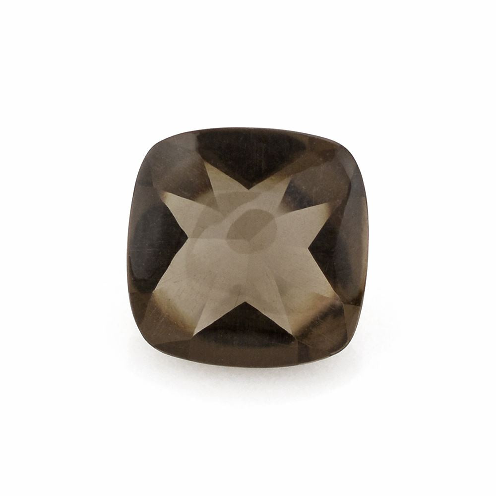 SMOKY QUARTZ BUFFTOP CUSHION 9MM 2.75 Cts.