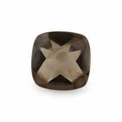 SMOKY QUARTZ BUFFTOP CUSHION 9MM 2.75 Cts.