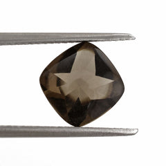 SMOKY QUARTZ BUFFTOP CUSHION 9MM 2.75 Cts.