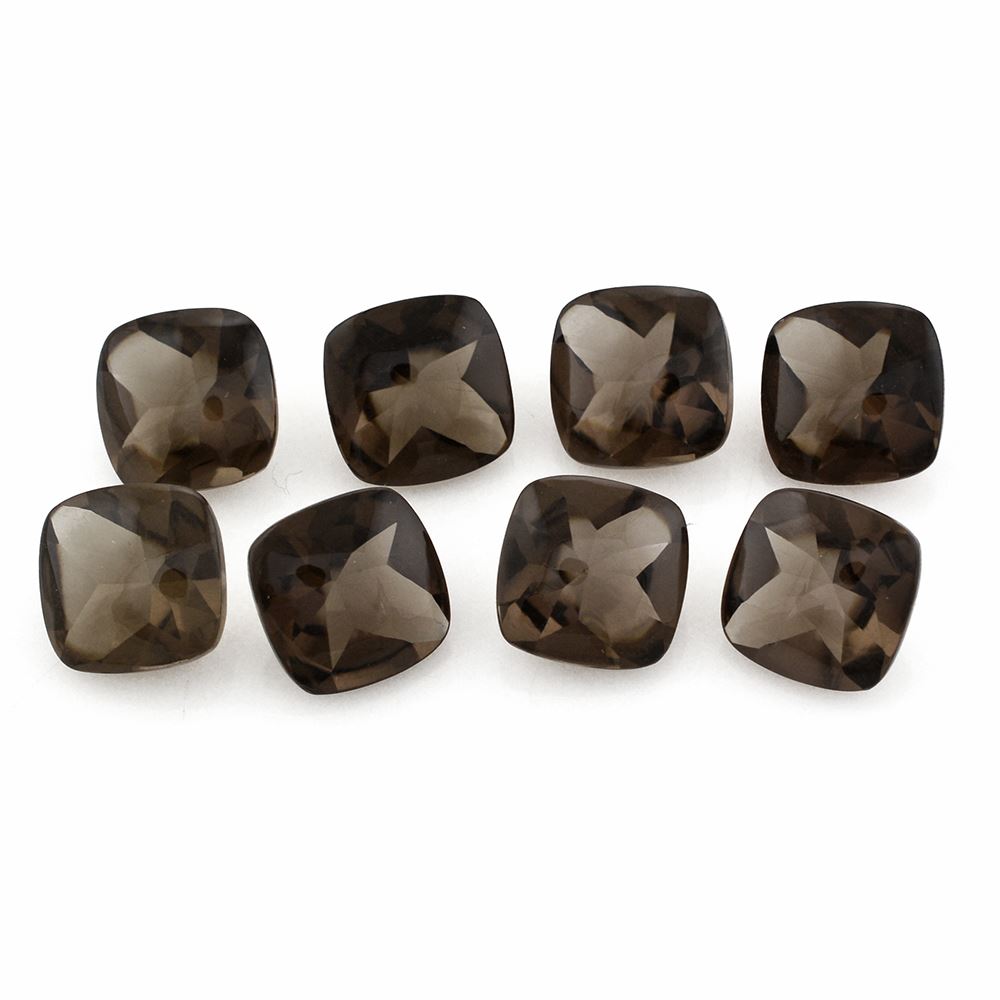 SMOKY QUARTZ BUFFTOP CUSHION 9MM 2.75 Cts.