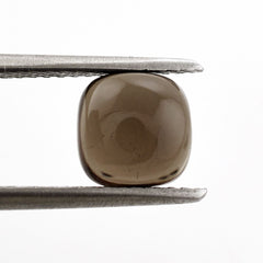 SMOKY QUARTZ CUSHION CAB 7MM 1.66 Cts.