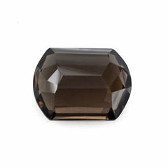 SMOKY QUARTZ FANCY CUT CUSHION 16X12MM 6.88 Cts.