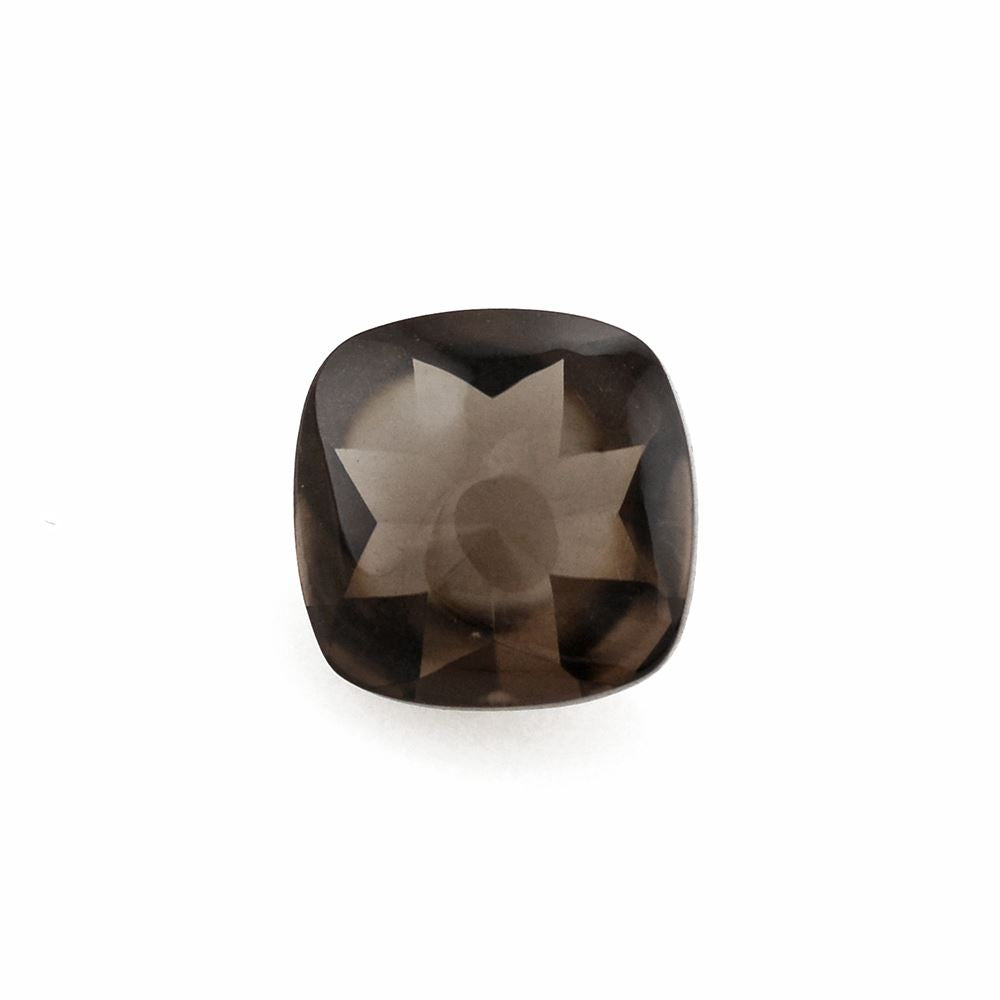 SMOKY QUARTZ BUFFTOP CUSHION 7MM 1.35 Cts.