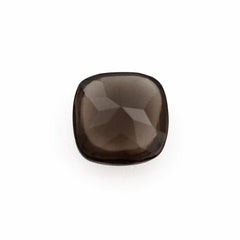 SMOKY QUARTZ BUFFTOP CUSHION 7MM 1.35 Cts.
