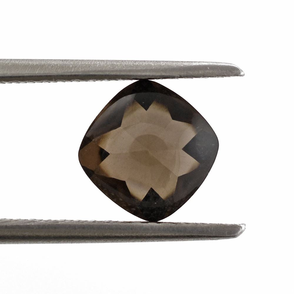 SMOKY QUARTZ BUFFTOP CUSHION 7MM 1.35 Cts.