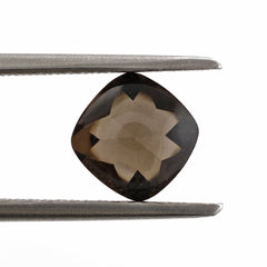 SMOKY QUARTZ BUFFTOP CUSHION 7MM 1.35 Cts.