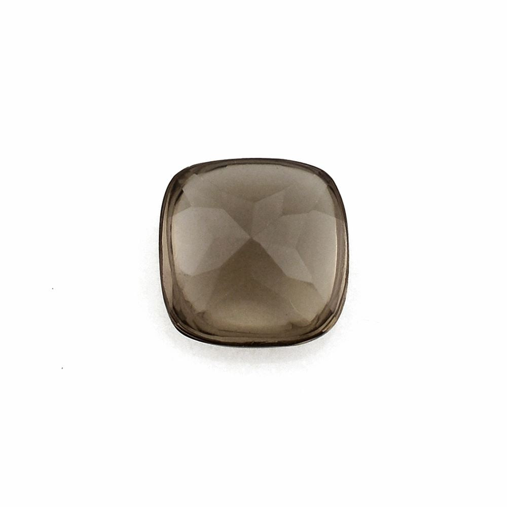 SMOKY QUARTZ BUFFTOP CUSHION 7MM 1.38 Cts.