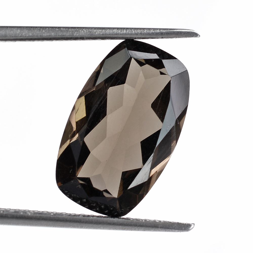 SMOKY QUARTZ CUT CUSHION 16X10MM 6.50 Cts.