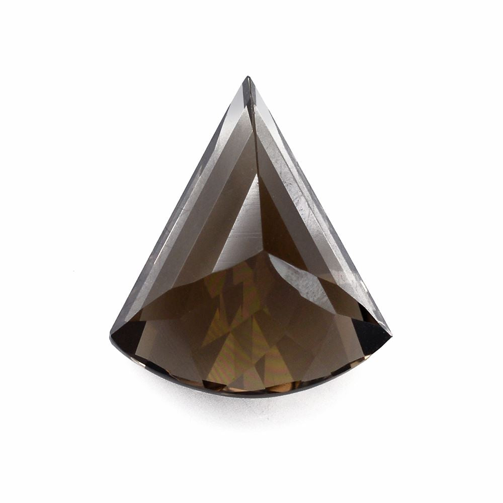 SMOKY QUARTZ FANCY CUT PENDULUM 18X15MM 9.97 Cts.