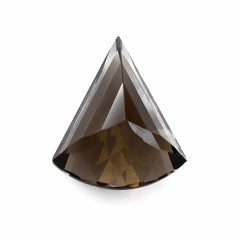 SMOKY QUARTZ FANCY CUT PENDULUM 18X15MM 9.97 Cts.