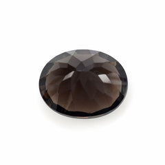 SMOKY QUARTZ CONCAVE CUT OVAL 10X8MM 2.67 Cts.