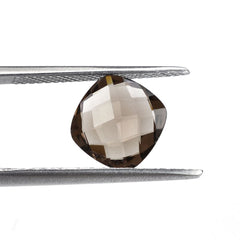SMOKY QUARTZ BRIOLETTE CUSHION 9MM 2.16 Cts.