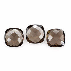 SMOKY QUARTZ BRIOLETTE CUSHION 9MM 2.16 Cts.