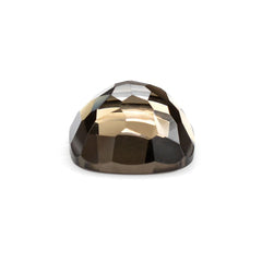 SMOKY QUARTZ IRREGULAR CUT CUSHION CAB 12MM 7.10 Cts.