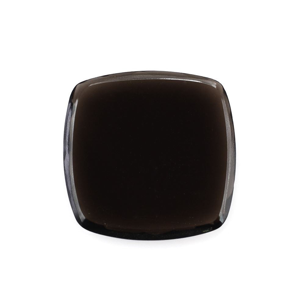 SMOKY QUARTZ TABLE CUT CUSHION CAB 18MM 6.82 Cts.