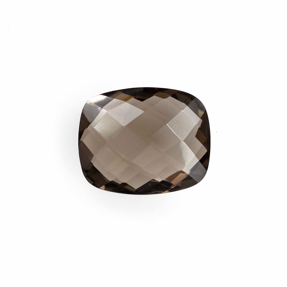 SMOKY QUARTZ BRIOLETTE CUSHION 11X9MM 3.32 Cts.