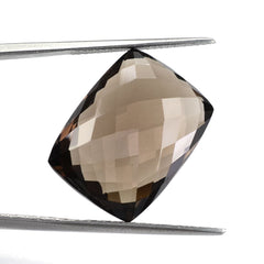 SMOKY QUARTZ BRIOLETTE CUSHION 20X15MM 18.59 Cts.