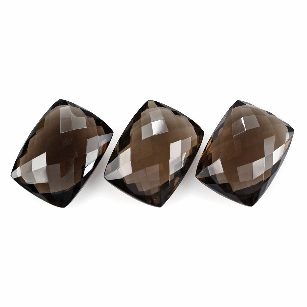 SMOKY QUARTZ BRIOLETTE CUSHION 20X15MM 18.59 Cts.