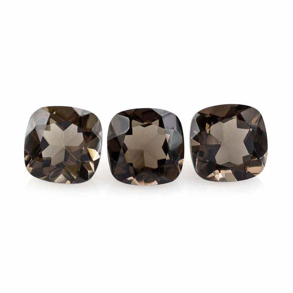 SMOKY QUARTZ CUT CUSHION 7MM 1.30 Cts.