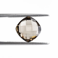 SMOKY QUARTZ BRIOLETTE CUSHION 10MM 3.51 Cts.