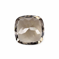SMOKY QUARTZ CUT CUSHION (LITE) 15MM 12.17 Cts.