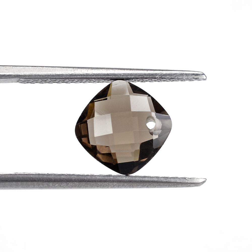 SMOKY QUARTZ BRIOLETTE CUSHION (FULL DRILL) 8MM 1.89 Cts.