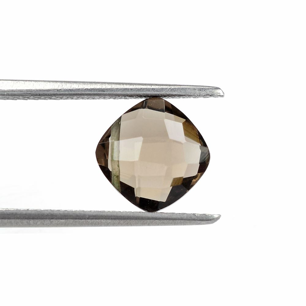 SMOKY QUARTZ BRIOLETTE CUSHION (FULL DRILL) 8MM 2.19 Cts.