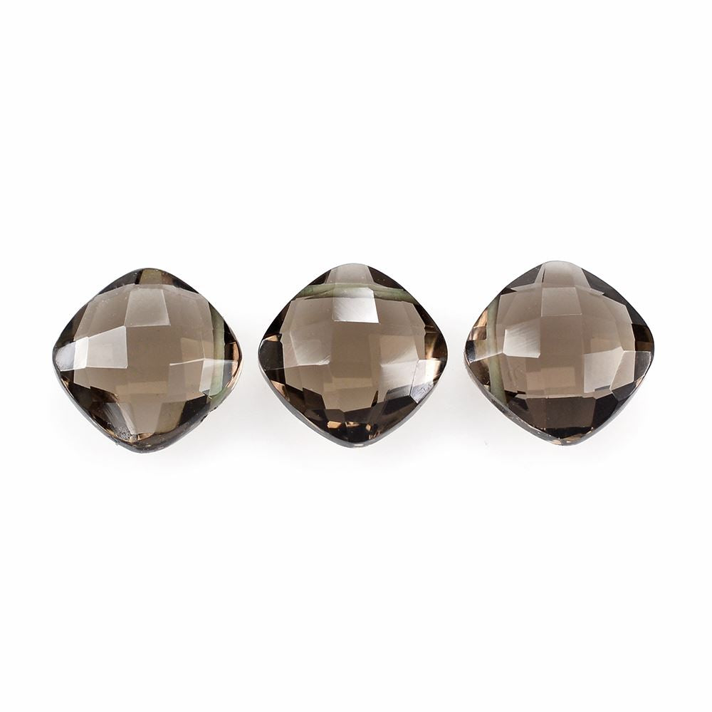 SMOKY QUARTZ BRIOLETTE CUSHION (FULL DRILL) 8MM 2.19 Cts.