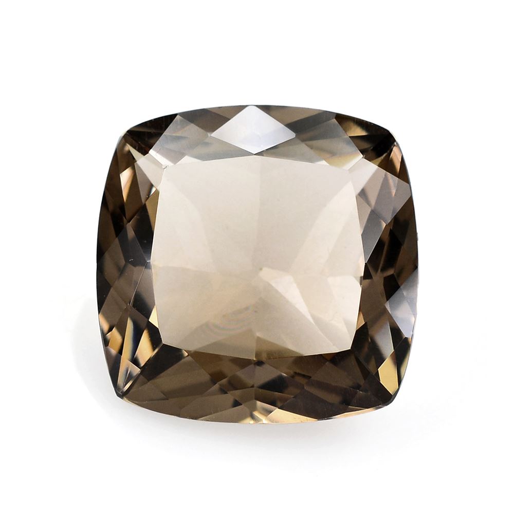 SMOKY QUARTZ CUT CUSHION (LITE) 15.50MM 12.15 Cts.