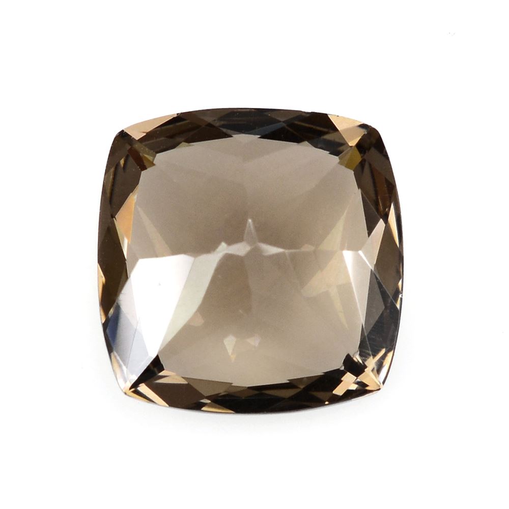 SMOKY QUARTZ CUT CUSHION (LITE) 15.50MM 12.15 Cts.