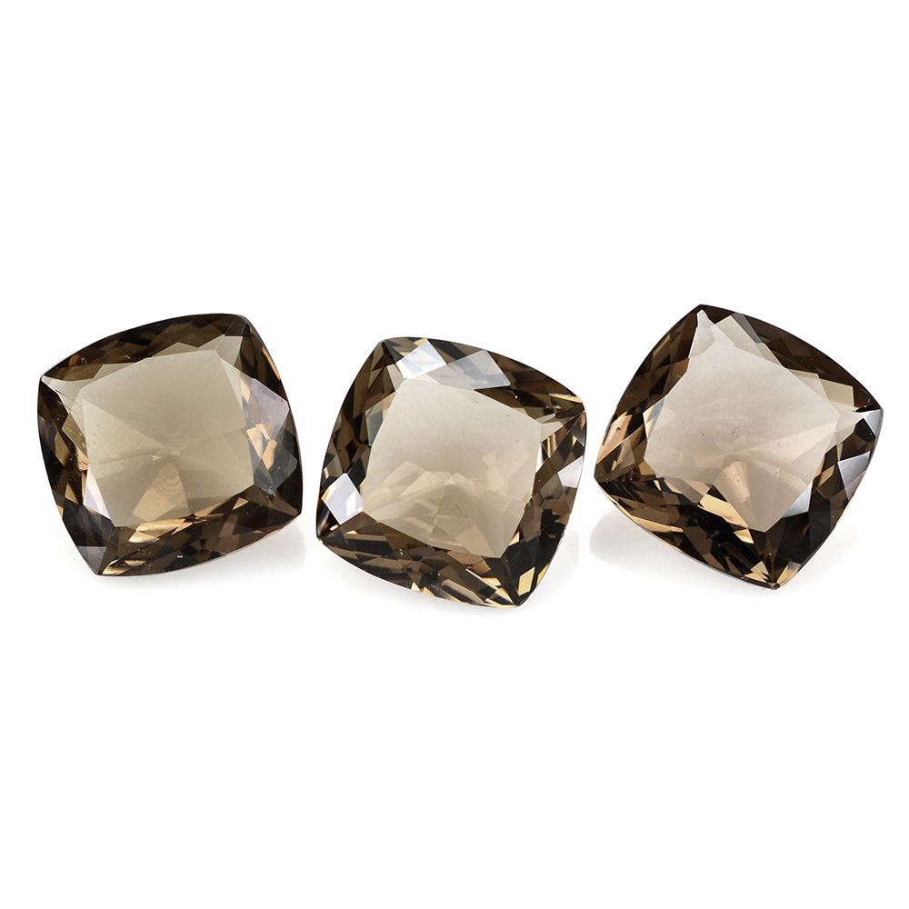 SMOKY QUARTZ CUT CUSHION (LITE) 15.50MM 12.15 Cts.