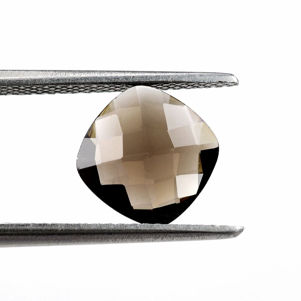 SMOKY QUARTZ BRIOLETTE CUSHION 9MM 2.05 Cts.