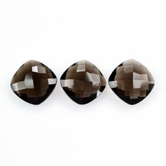 SMOKY QUARTZ BRIOLETTE CUSHION 9MM 2.05 Cts.