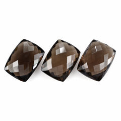 SMOKY QUARTZ BRIOLETTE CUSHION 20X15MM 18.50 Cts.