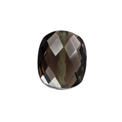 SMOKY QUARTZ BRIOLETTE CUSHION (FULL DRILL) 12X10MM 4.86 Cts.
