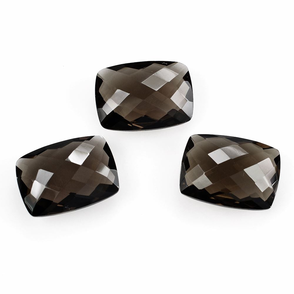 SMOKY QUARTZ BRIOLETTE CUSHION 18X13MM 11.72 Cts.