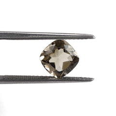SMOKY QUARTZ CUT CUSHION (LITE) 7MM 1.36 Cts.