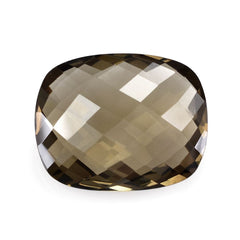 SMOKY QUARTZ BRIOLETTE CUSHION 25X20MM 30.15 Cts.