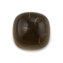 SMOKY QUARTZ SUPPER BUBBLE CUSHION CAB (WITH FRUSTED BOTTOM) 18MM 30.25 Cts.